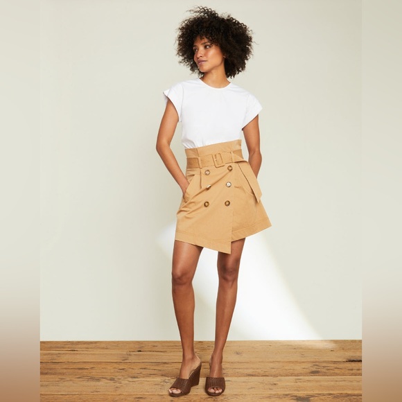 Veronica Beard White and Tan Mini Dress - Picture 12 of 14